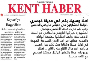 Kayseri'de Yerel Bir Gazete Arapa Baskyla kt