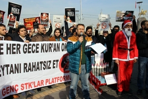 Gen STKlar Platformu'ndan Noel Hayr protestosu
