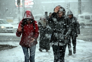 Kar ya Kayseri'de etkisini gsterdi