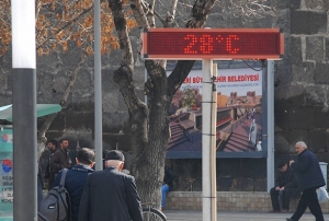 Kayseri'de son 56 yln en scak ubat: 28 derece