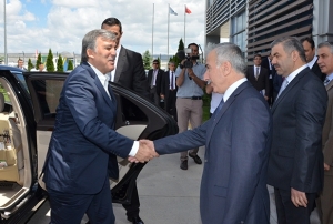 Abdullah Gl Kayseri'den ayrld