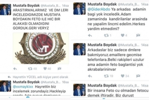 Mustafa Boydakn hacklenen twitter adresi geri verildi