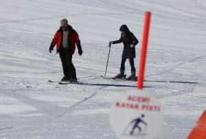 Erciyes'te kayak sezonu ald 