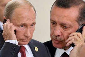Cumhurbakan Erdoan, Putin ile gr