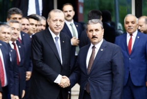 Cumhurbakan Erdoan'dan BBP'ye ziy