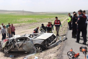 Kayseri'de 601 trafik kazasnda 444 kii yaraland