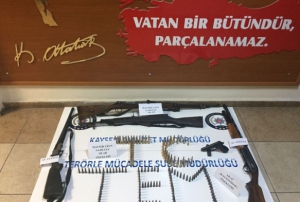 PKK/KCK operasyonunda Mauser silah e