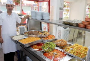 Ege yresi yemekleri Kayseri'de ilgi
