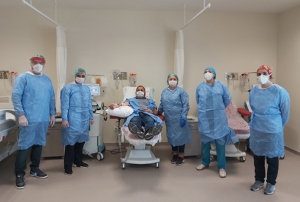 Kayseri ehir Hastanesinde immn plazma ynteminde ilk rnek alnd