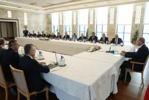 Cumhurbakan Erdoan, TFF Bakan Bykekiyi kabul etti
