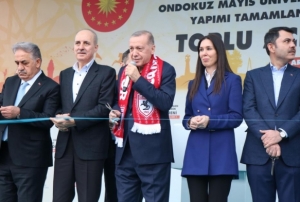 Cumhurbakan Erdoan: thal danmanlarla yrmedik biz yollarda