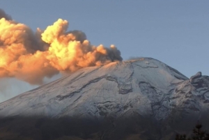 Popocatepetl Yanardanda iddetli patlama