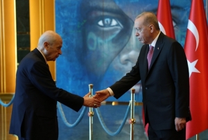 Cumhurbakan Erdoan, 30 Austos Zafer Bayram tebriklerini kabul ett