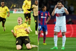 PSG ve B. Dortmund Yarı Finalde!