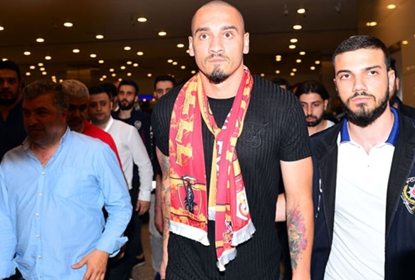 Galatasaray'n yeni transferi Maicon, stanbul'da