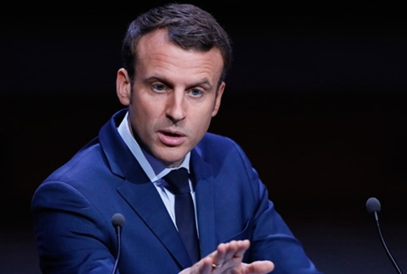 Fransa Cumhurbakan Macrondan Suriye aklamas
