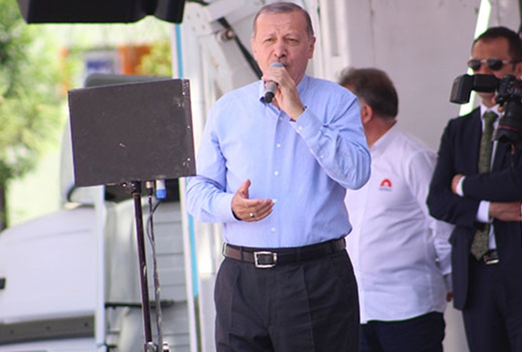 Cumhurbakan Erdoan: 'Biz aldatan olmadk, biz icraatyz'