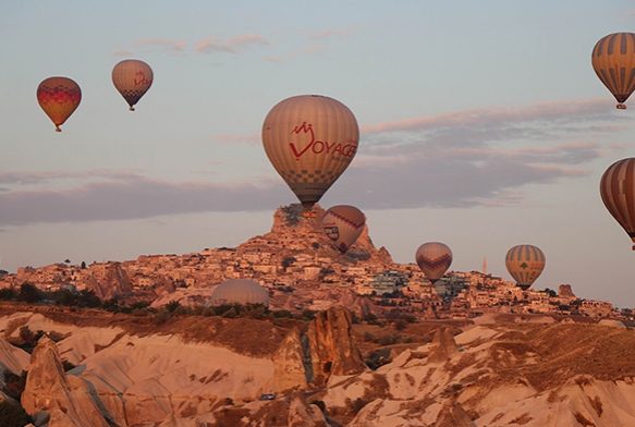 Kapadokya Blgesini Austos aynda 412 bin 559 turist ziyaret etti