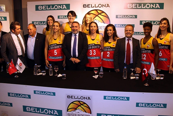 Kayseri Basketbol Kulb Bellona ile sponsorluk imzalad
