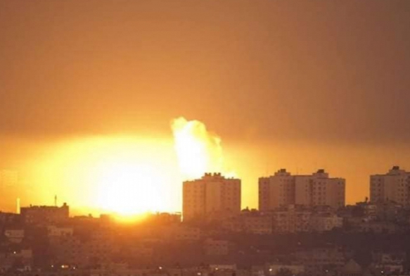 srail'den Gazze'ye 14 fzeli saldr