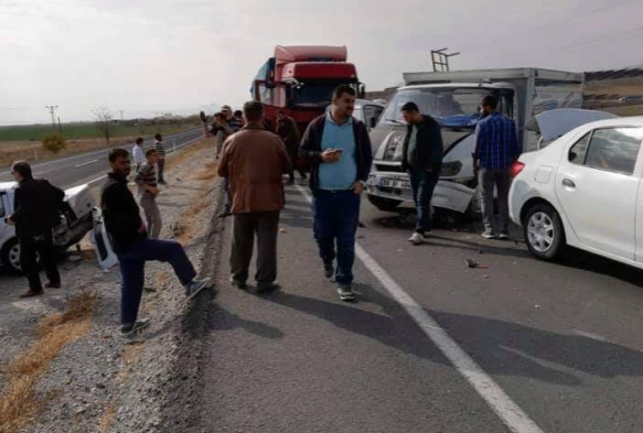 Kayseri'de zincirleme trafik kazas