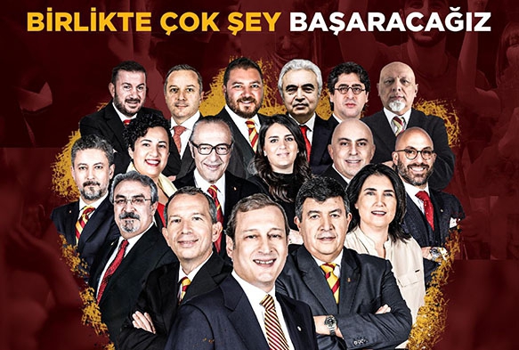 Galatasaray bakan aday Burak Elmas, ekibini duyurdu