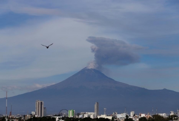Popocatepetl Yanardanda yeni patlama