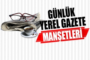 Gazete manetlerine gz atn