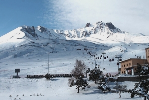 Erciyes'e kar srprizi!