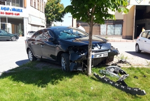 Kayseri'de trafik kazas:1 yaral