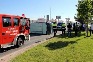 Kayseri'de trafik kazas: 3 yaral