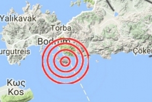 Ege Denizi'de 4.0 byklnde deprem