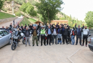 Kayseri Motosiklet Kulbnden farkndalk gezisi