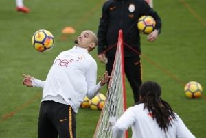 Galatasaray'da Trabzonspor ma�� haz�