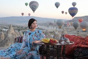 Kapadokya blgesini Eyll aynda 320 bin 696 turist ziyaret etti