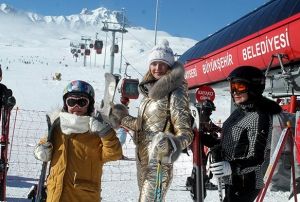 Yabanc turistler Erciyesten mutlu ayrlyor