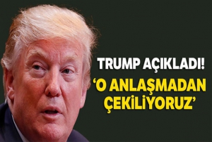 Trump, ABDnin Uluslararas Silah Ticareti Anlamasndan ekileceini