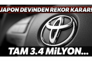 Otomobil devi Toyota aralarn geri aryor