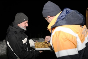 Bakan olakbayrakdar'dan gece boyu kar mesaisi