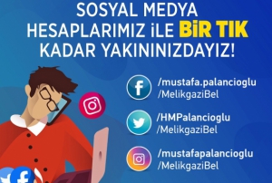 Melikgazi Belediyesinden sosyal medya kullanclarna davet