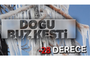 Dou buz kesti: Eksi 28'i grd