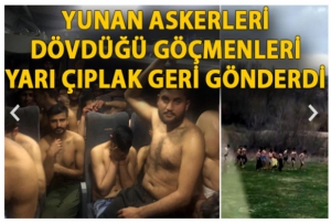 Yunan askerleri, dvd gmenleri yar plak gnderdi