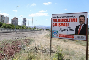 Hulusi Akar Bulvar ile Sivas Caddesi arasndaki balant yolunda al