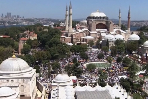 Ayasofya'da tarihi gn