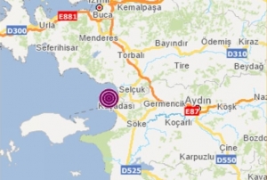 Aydn'da 3.8 iddetinde deprem