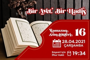 Ramazan Gnl 16 Bir Ayet Bir Hadis