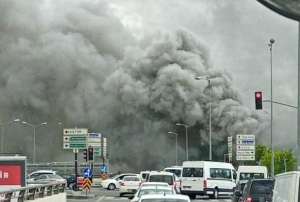 Ankara'da i merkezinde yangn 