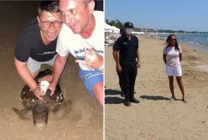 Rus turistlerin caretta carettaya eziyeti cezasz kalmad