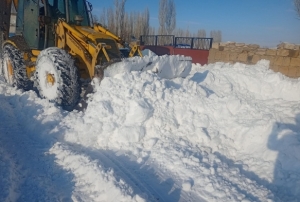 Kayseri'de 223 mahalle yolu ulama kapal