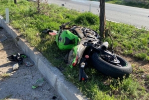 400 bin TLye ald motosikleti eve dn yolunda perte kt